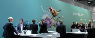 Stand von Groz-Beckert auf der Techtextil