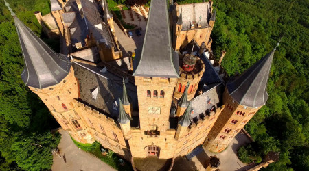 Schlosstürme auf der Burg Hohenzollern