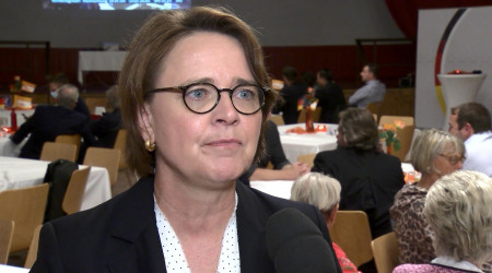 Annette Widmann-Mauz (CDU) am Wahlabend