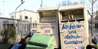 Die Altkleidercontainer von Aktion Hoffnung