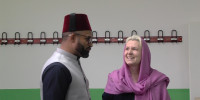 Silke Kurz besucht Ahmadiyya-Gemeinde