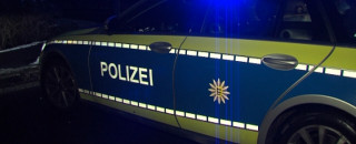 Polizeiauto mit Blaulicht