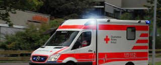 Rettungswagen im Einsatz