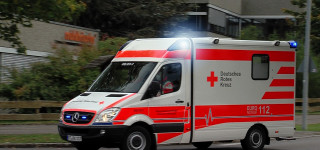 Rettungswagen im Einsatz