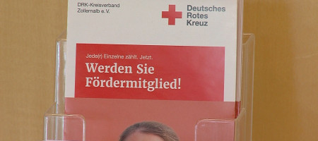 Flyer für DRK Kampagne