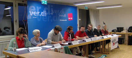 ver.di-Pressekonferenz zur Tarifrunde der Länder