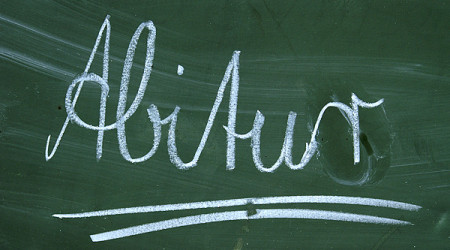 Kreideschrift: Abitur