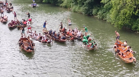 Stocherkahnrennen in T&uuml;bingen