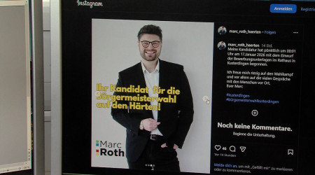 Marc Roth will B&uuml;rgermeister von Kusterdingen werden