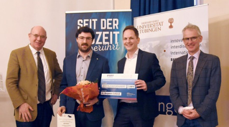 Der T&uuml;binger F&ouml;rderpreis wurde an Benjamin Sch&uuml;rch verliehen