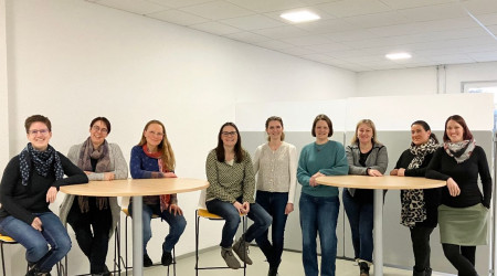 Die Elterntreffleiterinnen und die ST&Auml;RKE-Koordinatorinnen des Zollernalbkreises