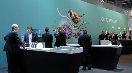 Stand von Groz-Beckert auf der Techtextil