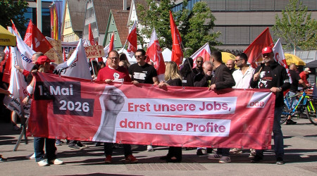 1. Mai Kundgebung zum Tag der Arbeit