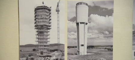 Wasserturm früher und heute