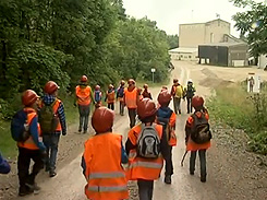 Kinder bei der Wanderung
