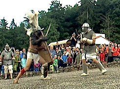 Gladiatoren im Kampf